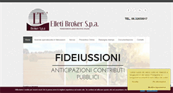 Desktop Screenshot of elletibroker.com